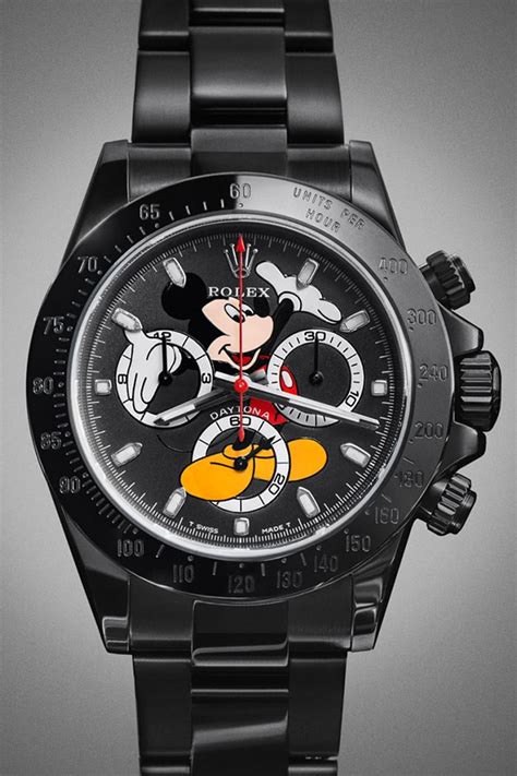 black mickey daytona rolex|A First Look at John Mayer's Custom Mickey Mouse .